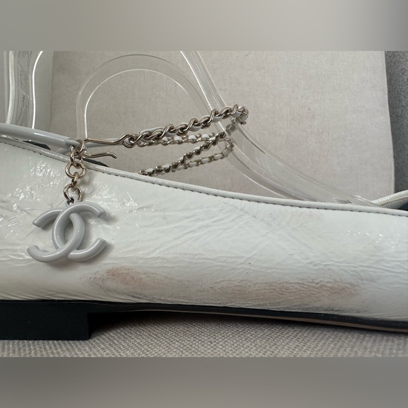 Chanel White Ballerina Flats - Picture 11 of 16